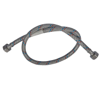 Гнучкий шланг для підключення води гайка 1/2'' - гайка 1/2'' (60 см) Zerix (ZX1552)
