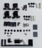 Двері у нішу розсувні MIXXUS PREMIUM DIVERSE SD01-100x185-TR BLACK прозоре скло 5мм (MI6876)