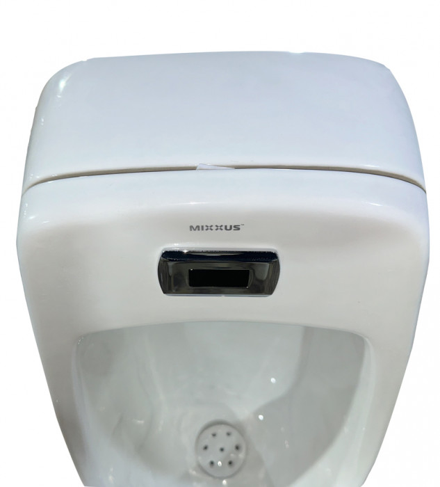 Пісуар підвісний Mixxus Premium BEVEL-1001 390x395x795mm з ІЧ-датчиком автоматичного змиву (MP6661)