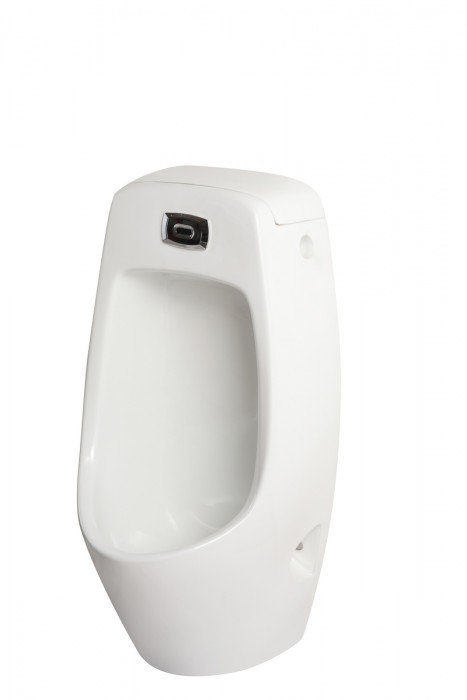 Пісуар підвісний Mixxus Premium BEVEL-1001 390x395x795mm з ІЧ-датчиком автоматичного змиву (MP6661)