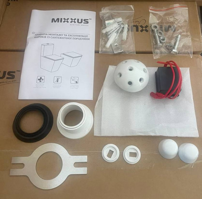 Пісуар підвісний Mixxus Premium BEVEL-1001 390x395x795mm з ІЧ-датчиком автоматичного змиву (MP6661)