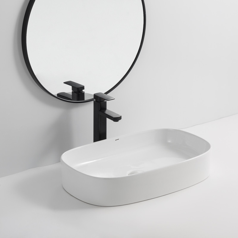 Раковина накладна MIXXUS PREMIUM BEVEL-0105 610х375х120mm (MP6524)