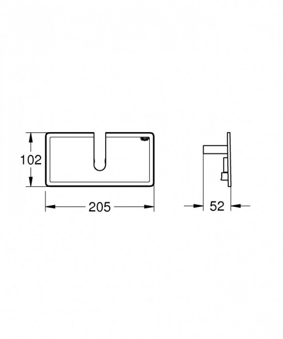 Поличка на термостат Grohe Euphoria System (26362LN1)