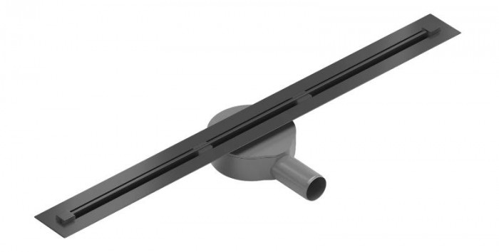 Трап для душу MEXEN FLAT 360° SUPER SLIM BLACK чорний 60 см