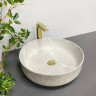 Умывальник (раковина) VBI BARI GREY STONE MATT накладной