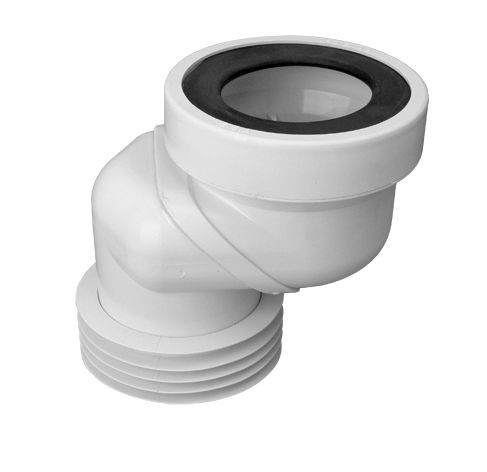 Колено-подключение к WC со смещенным центром (80 мм.) без уплотнителя WCLO-8