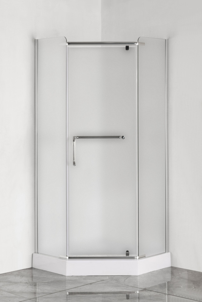 Душова кабіна з низьким піддоном Mixxus LINES SCT01-90x90x198-TR CHROME прозоре скло 6мм (MI6913)