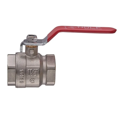 Кран кульовий Nolf classic NFC.611-40-1 1/2&quot; FF ГГВ, ручка &quot;важіль&quot; червона (NF3148)