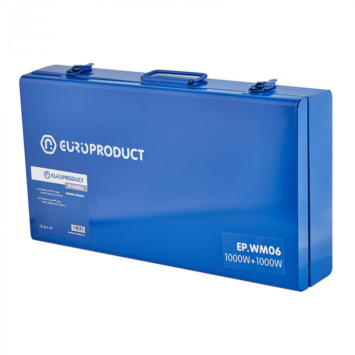 Паяльник Europroduct EP.WM06 для PPR труб (плоскі насадки) 50/110mm (EP6096)