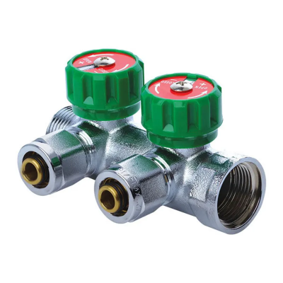 Колектор вентильний з фитингом KOER KR.1121-2 3/4&quot;x2 WAYS (KR2650)