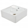 Раковина JAQUAR Continental накладна 410x410 мм, біла CNS-WHT-905