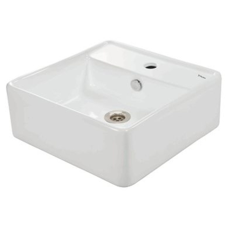 Раковина JAQUAR Continental накладна 410x410 мм, біла CNS-WHT-905
