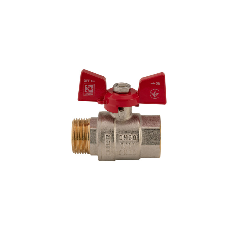 Кран кульовий Koer 3/4" ГШМ (KR.218) (KR0043)