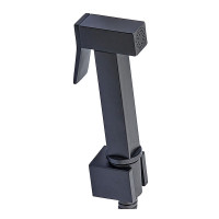 Змішувач для гігієнічного душу Haiba Kubus 002 (Inner) Black (HB3952)