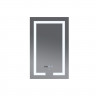 Дзеркало Mixxus HARD MR06-50x80-CASE з Led Touch, Anti-fog, димером, регулятором яскравості, годинником (MI6657)