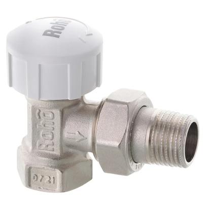 Кран радіаторний термостатичний Roho R5150-050 - 1/2&quot; (М30х1,5) (кутовий) (RO0122)
