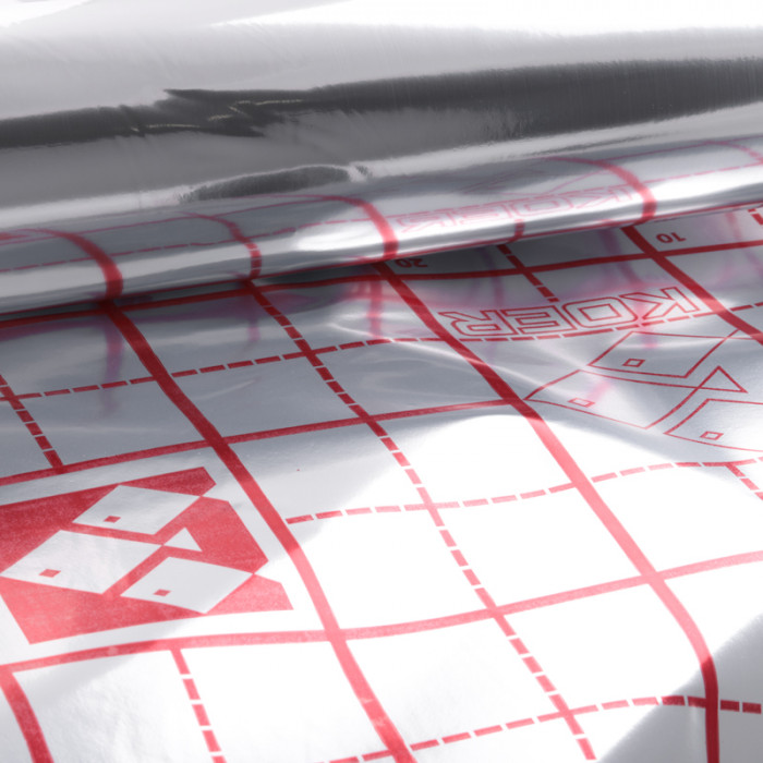 Плівка тепловідбивна металізована з розміткою 45 мкр Koer KR.8017 (KR3019)