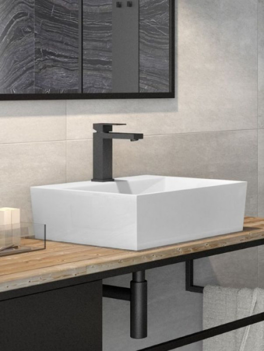 Змішувач до умивальника MODERN II/VARIUM II чорний матовий