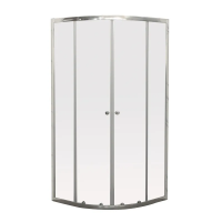 Душова кабіна без піддону Mixxus Premium DIVERSE SC01-90x90x195-TR Chrome прозоре скло 5мм (MI6859)