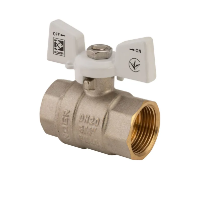 Кран кульовий Koer 3/4&quot; ГГМ (KR.217.W) білий (KR0179)