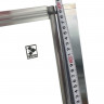 Шторки скляні на ванну розпашні KOER SR BS05-90x140-TR-01 прозоре скло EASY CLEAN 6мм хром (KR5372)
