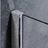 Шторки скляні на ванну розпашні KOER SR BS05-90x140-TR-01 прозоре скло EASY CLEAN 6мм хром (KR5372)
