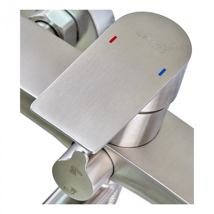 Змішувач для ванни Mixxus WEL-006 (Euro) (нерж. сталь) (MI6227)