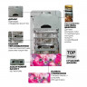 Газова колонка MIXXUS GWH-0410 BASIC GLASS димохідна 10 л/хв (панель зі скла з малюнком) (WH0025)