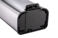 Відро для сміття з плавним закриттям прямокутне Mixxus Cubic-TC0112 SS Color 12л колір нержавійка (MI7089)