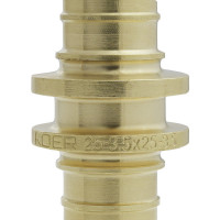 Муфта з'єднувальна рівнопрохідна Koer KA.С25 - 25(3.5mm) x 25(3.5mm) (KR4857)