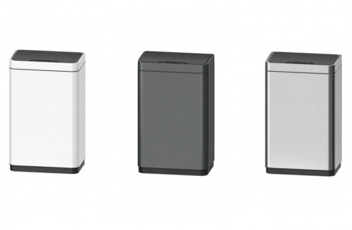 Відро для сміття сенсорне прямокутне Koer TC-020312-07 12 л колір графіт (KR5587)