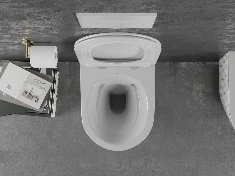 Підвісний унітаз MEXEN LENA WHITE DIAMOND GOLD