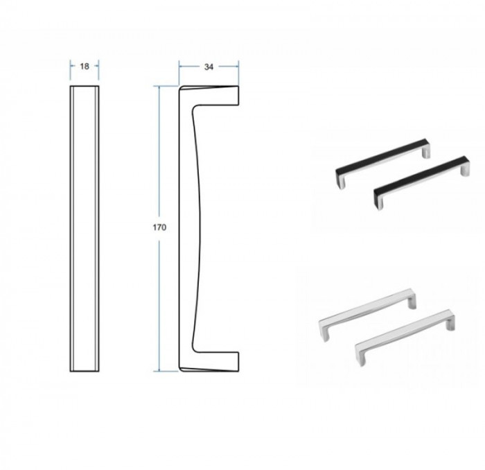Ручка до ванни OXA WHITE