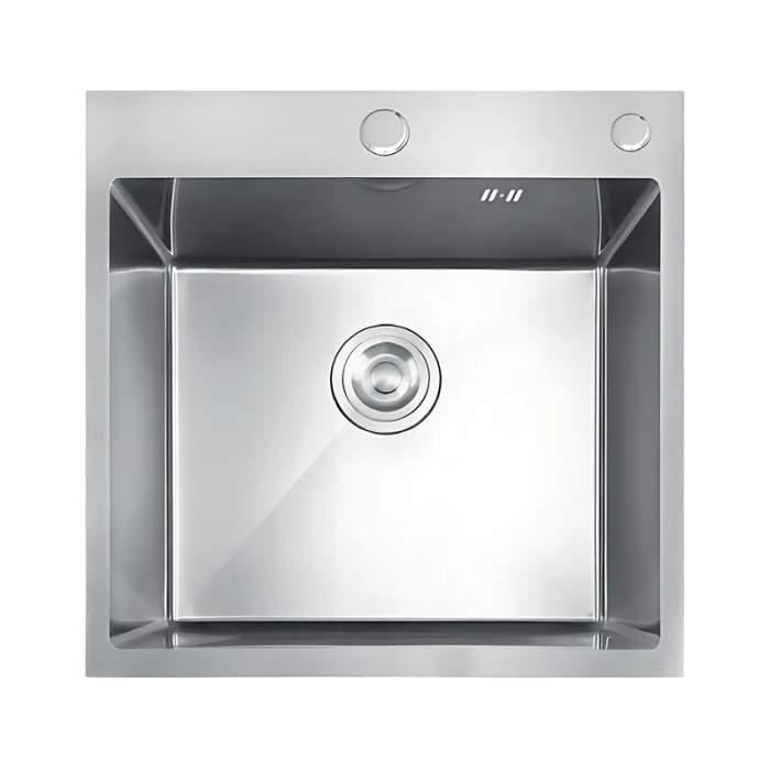 Мийка з нержавіючої сталі MIXXUS MH5050 DECOR SS COLOR (MH5050 DECOR NANO-SILVER)(3.0/0.8) колір нержавійка (MI7040)