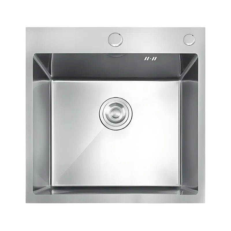Мийка з нержавіючої сталі MIXXUS MH5050 DECOR NANO-SILVER (3.0/0.8) колір нержавійка (MI7040)
