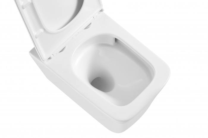 Унітаз підвісний Mixxus Premium Quadro-0302-T1 530x360x365mm, система змиву Tornado 1.0 (MP6456)