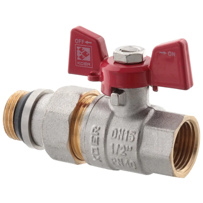 Кран з американкою 1/2&quot; &quot;антіпротечка&quot; (Koer KR.227-Gi) (KR0189)