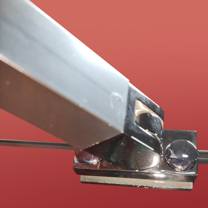 Бічна стінка до кабіни Koer SR SW04-80x200-TR-01 прозоре скло Easy Clean 10мм, хром (KR5389)