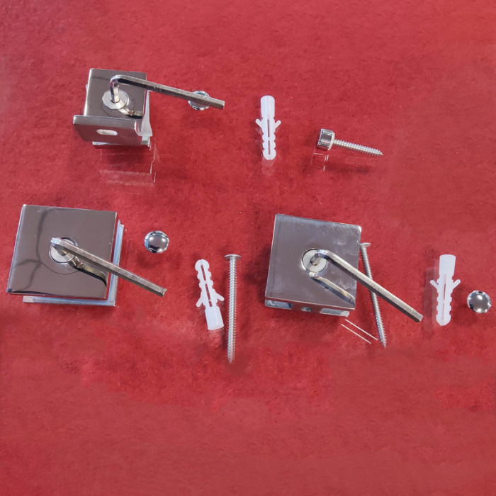 Бічна стінка до кабіни Koer SR SW04-80x200-TR-01 прозоре скло Easy Clean 10мм, хром (KR5389)