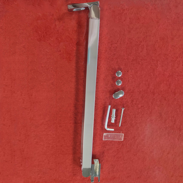 Бічна стінка до кабіни Koer SR SW04-80x200-TR-01 прозоре скло Easy Clean 10мм, хром (KR5389)