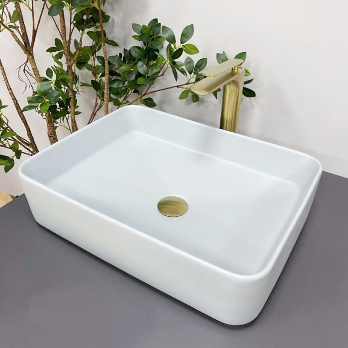 Умивальник (раковина) VBI ATRANI SMOKE BLUE накладний