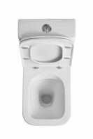 Унітаз-компакт Mixxus Premium Quadro-0401-R 610x365x825mm, система змиву RIMLESS (MP6457)