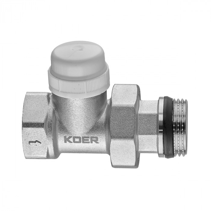 Кран термостатичний "антипротікання" прямий Koer KR.923-Gi - 1" (KR5638)