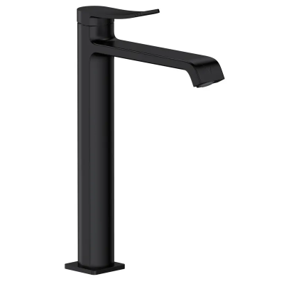 Змішувач для умивальника Mixxus Premium DALI 001 NUT HIGH Black (MI6751)