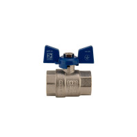 Кран кульовий Koer 3/4" ГГМ (KR.217.B) синій (KR2720)