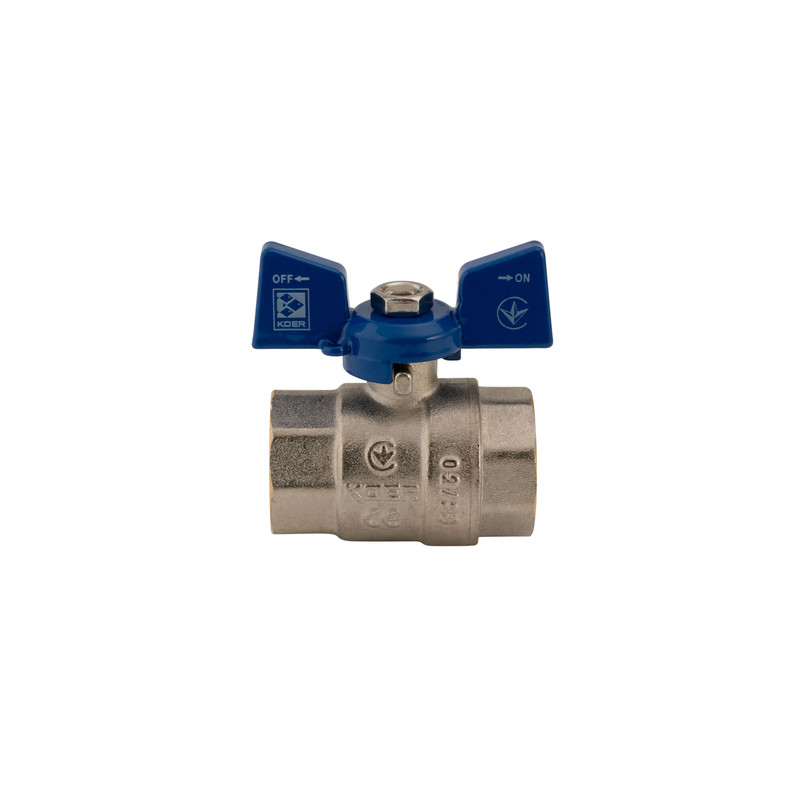 Кран кульовий Koer 3/4" ГГМ (KR.217.B) синій (KR2720)