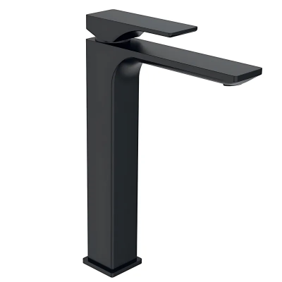 Змішувач для умивальника Koer KB-11010-05 високий (Колір чорний) (KR3483)
