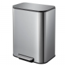 Відро для сміття з плавним закриттям прямокутне Mixxus Cubic-TC0105 SS Color 5л колір наржавійка (MI7088)