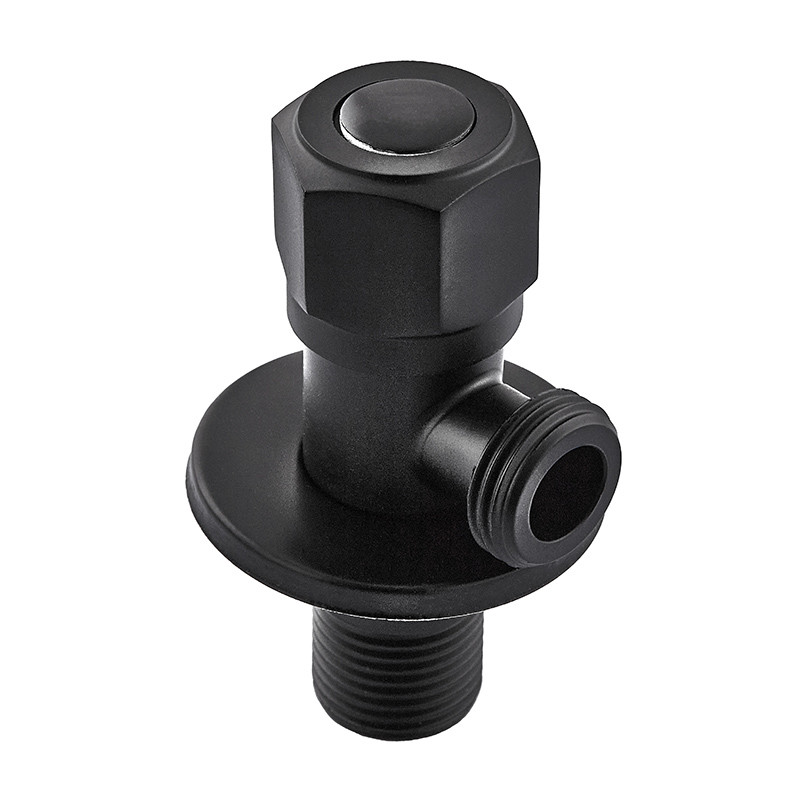 Кран для підключення сантехприладів Mixxus VAL-06-1/2x1/2 Black з нерж.ст.SUS304(чорн.) (MI6058)