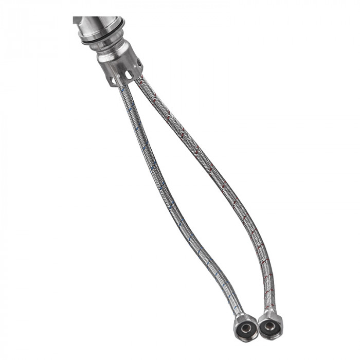 Змішувач для умивальника з нерж. сталі ZERIX GTA-001-C (ZX5613)